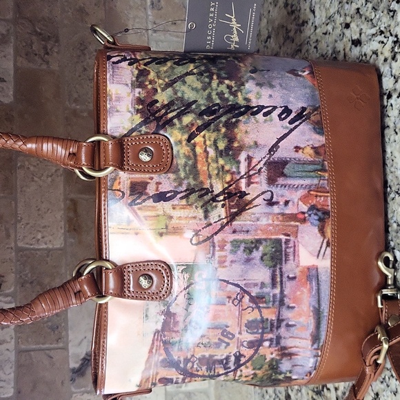 Patricia Nash Lesina Tote Venice Postcard - Picture 1 of 16